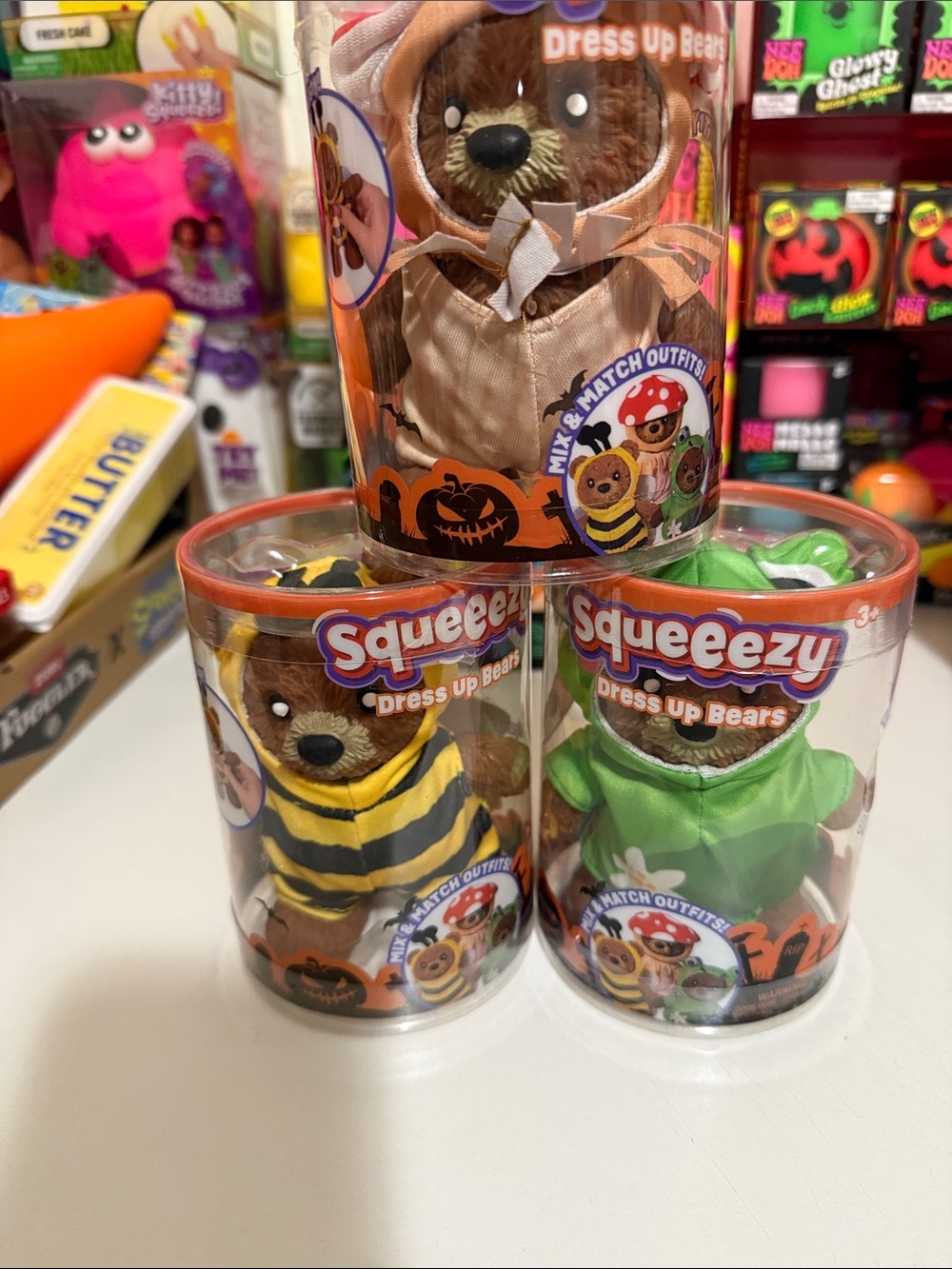Squeeezy Dress Up Bears - FULL SET 🐻